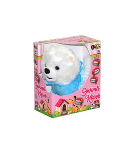 Kumandalı Pilli Sesli Yürüyen Sevimli Peluş Köpek - Pembe- Wf1811 (Karışık)