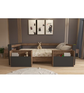 NİNNİMO MONTESSORİ 90x190 YATAK UYUMLU KARYOLA M1-24