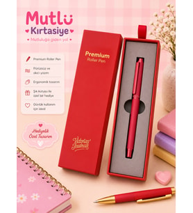 VJ PREMİUM ROLLER KALEM KUTULU-PEMBE
