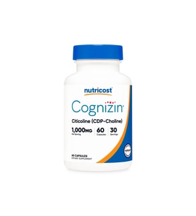 Cognizm citicoline ( CDP-Choline ) 1,000 mg 60 capsules