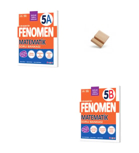 Fenomen 5. Sınıf Maarif Matematik 5A ve 5B Soru Bankası + Telefon Standı