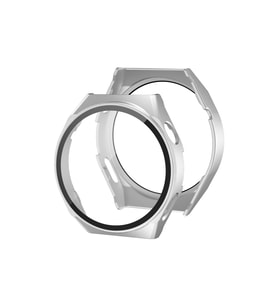 Mey İthalat® Watch Gt3 46Mm Dota Camlı Kasa Ekran Koruyucu - Gümüş