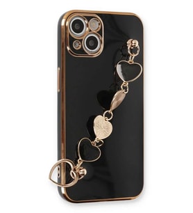 iPhone 14 Plus Kılıf Esila Silikon - Siyah