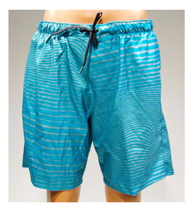 Erkek Boardshort Şort Mayo Kısa Deniz Havuz Astarlı Short Mavi OLAIAN