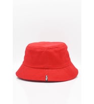 %100 Pamuk Kırmızı Kova Balıkçı Şapka Bucket Hat