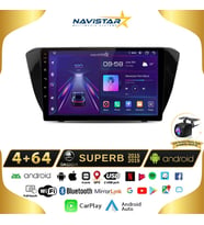 Skoda Superb 2015-2019 Model 4GB + 64GB Android 13 Kablosuz Carplay Navigasyon Multimedya Sistemi