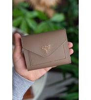 Garbalia Columbia Vegan Deri Bozuk Para Gözlü Bol Kartlıklı Mini Kadın Cüzdanı V