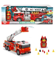 Dickie Rc Aerial Ladder Truck Merdivenli İtfaiye Aracı 2.4 Ghz Sesli Işık ve Su Püskürtme 62 Cm