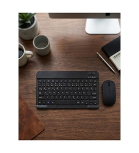 Wireless Klavye Mouse Seti Bluetooth Bağlantılı İnce Tasarım Sessiz Kullanım