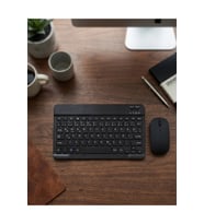 Wireless Klavye Mouse Seti Bluetooth Bağlantılı İnce Tasarım Sessiz Kullanım
