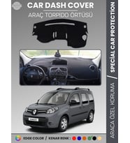 RENAULT KANGOO (2009-2019) Torpido Örtüsü Ön Göğüs Koruma Torpido Koruma Araca Özel Tam Uyum Kaymaz