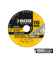 SGS VAKUMLU ELMAS MULTI-METAL KESİCİ 115 MM SGS2365