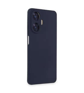 Realme C55 Kılıf Nano İçi Kadife Silikon - Mor