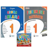 Üçgen 1.Sınıf Türkçe Okuma Anlama + Problemlerle Matematik (Beyaz)