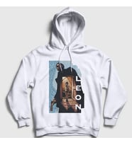 Presmono Unisex Beyaz Cover V2 Film Leon Kapüşonlu Sweatshirt 246993tt