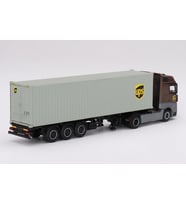 Mini GT 705 Mercedes-Benz Actros w/40 Ft Container UPS Europe