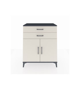 Hyperion Şifonyer Tek Raflı 2 Çekmeceli 2 Kapaklı 88x44x106 Antrasit-Aytaşı