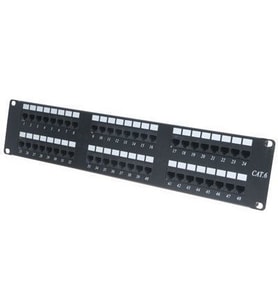Ods Ods-P48utp Utp Cat6 2U 48 Port Patch Panel Dolu