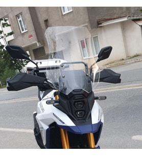 MOTOCAM Suzuki V-strom 800 SE Ön Cam 2023-2026 Model 50cm Şeffaf Renkli 4mm