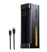 Aohi Starship 40.000 mAh 140W PD3.1 Powerbank, Akıllı Dijital Göstergeli, 2si1 Arada Taşınabilir Hızlı Şarj Cihazı & Şarj İstasyonu, Siyah