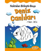 Noktaları Birleştir-Boya Deniz Canlıları-1’den 30’a