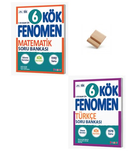 Fenomen 6. Sınıf Maarif Kök Serisi Matematik ve Türkçe Soru Bankası + Telefon Standı