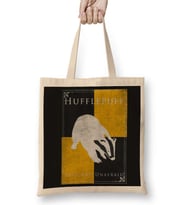 Harry Potter Hufflepuf Bez Çanta Uzun Saplı