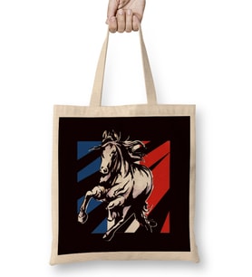 France Flag Horse Riding Equestrian Sport Horseshoe Saddle Bez Çanta Uzun Saplı