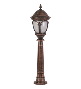 AVONNI BSU-68052-BKR Kahverengi Boyalı Dış Mekan Aydınlatma E27 Aluminyum Polikarbon Cam 25cm