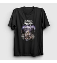Presmono Unisex Siyah Poster King Diamond T-Shirt 486683tt