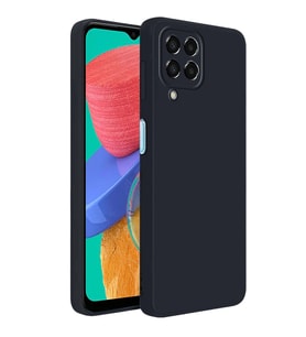 Samsung Galaxy M33 Kılıf First Silikon - Siyah