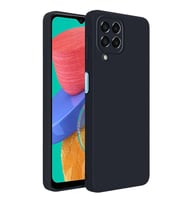 Samsung Galaxy M33 Kılıf First Silikon - Siyah