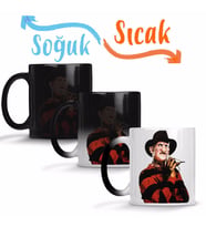 Freddy Krueger Sihirli Kupa Bardak Porselen