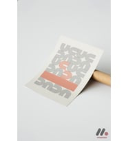 Bauhaus Tipografi Geometrik Poster, Çerçevesiz Yüksek Kalite Duvar Afişi - Modern Ev