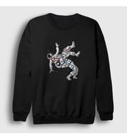Presmono Unisex Siyah Astronot Ufc Mma Hediye Güreşçi Güreş Sweatshirt 495828tt