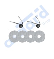 Roborock Qrevo Curv Uyumlu 2 Yan Fırça 4 Mop PKT-iasgf0000625