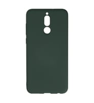 Huawei Mate 10 Lite Kılıf Nano İçi Kadife Silikon - Koyu Yeşil