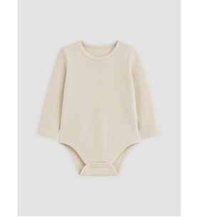 LC WAIKIKI Gri Bisiklet Yaka Erkek Bebek Çıtçıtlı Body