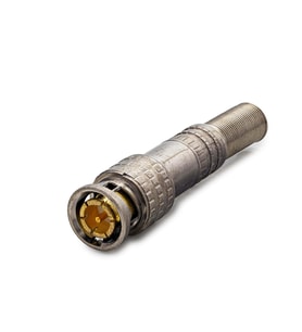 Bnc Konnektör Yaylı Siyah Hd4307