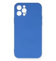 Durukar® iPhone 12 Pro Max Kılıf Nano içi Kadife Silikon - Mavi