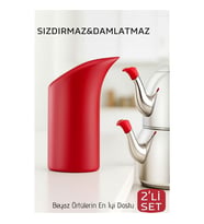 2'li Sızdırmaz Silikon Çaydanlık Ucu Aparatı - Damlatma Önleyici Akıllı Emzik Başlığı - Isıya Dayanıklı