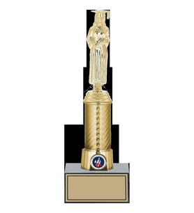 ODAK KUPA - Figürlü Kupalar - Mezuniyet Kadın Figürlü Kupalar FG-008 C - 29 cm