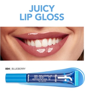 Juicy Doğal Renk Veren Meyve Aromalı Nemlendirici Dudak Parlatıcısı 004 Blueberry