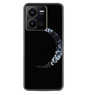 Vivo Y35 Kılıf Silikon Desen Özel Seri Yalnız Ay 1744