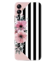 Samsung Galaxy A05 Kılıf Resimli Desenli Baskılı Silikon Flowers 4 1390