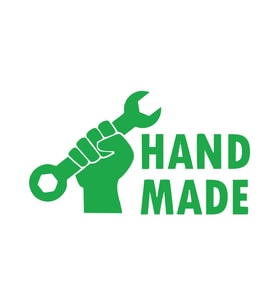 Hand Made Anahtar El Yapımı Sticker17x17 Cm Yeşil