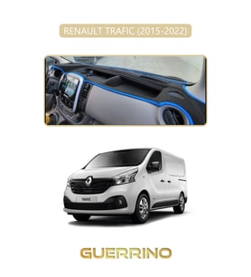 RENAULT TRAFIC (2015-2022)TORPİDO KORUMA HALISI BEJ KENAR