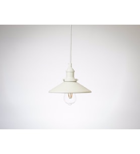 RİOLİGHT RETRO TEKLİ METAL SARKIT AVİZE ŞAPKA ÇAPI: 22CM (Siyah)