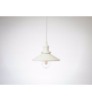 RİOLİGHT RETRO TEKLİ METAL SARKIT AVİZE ŞAPKA ÇAPI: 22CM (Siyah)