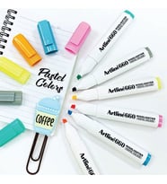 Artline 660 Fosforlu Kalem 6 PASTEL RENK SET 